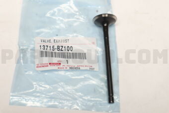 13715BZ100 Toyota VALVE  EXHAUST
