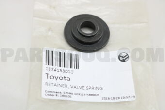 1374138010 RETAINER, VALVE SPRING