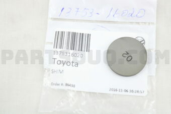 1375316020 PAD, VALVE ADJUSTING