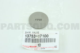 1375317100 SHIM, VALVE ADJUSTING