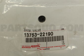 1375322190 SHIM, VALVE ADJUSTING