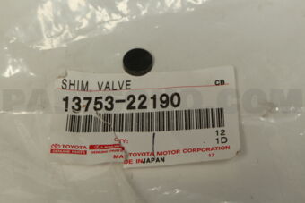 1375322190 SHIM, VALVE ADJUSTING