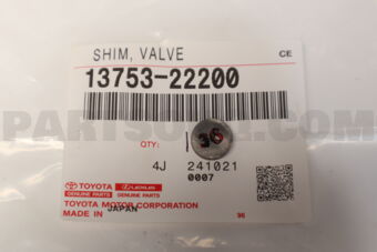 1375322200 Toyota SHIM, VALVE ADJUSTING