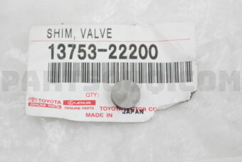 1375322200 Toyota SHIM, VALVE ADJUSTING