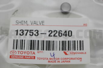 1375322640 SHIM, VALVE ADJUSTING