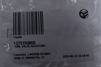 1375350800 SHIM, VALVE ADJUSTING