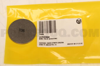 1375354060 SHIM, VALVE ADJUSTING