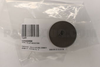 1375354450 Toyota SHIM, VALVE ADJUSTING