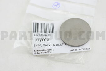 1375364270 SHIM, VALVE ADJUSTING