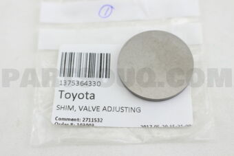 1375364330 SHIM, VALVE ADJUSTING