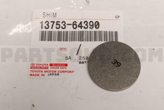 1375364390 Toyota SHIM, VALVE ADJUSTING
