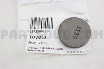 1375366280 SHIM, VALVE ADJUSTING
