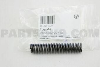 1513266020 SPRING, OIL PUMP RELIEF VALVE