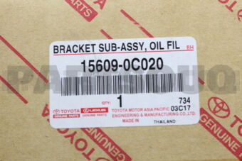 156090C020 BRACKET SUB-ASSY, OIL FILTER