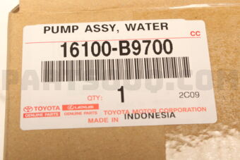 16100B9700 PUMP ASSY, WATER