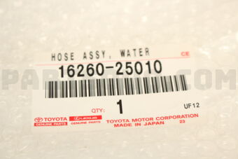 1626025010 Toyota HOSE ASSY  WATER