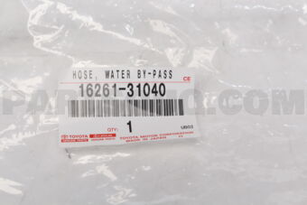 1626131040 Toyota HOSE, WATER BY-PASS