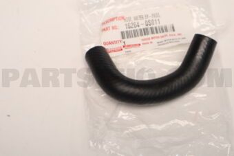 162640S011 Toyota HOSE, WATER BY-PASS, NO.2
