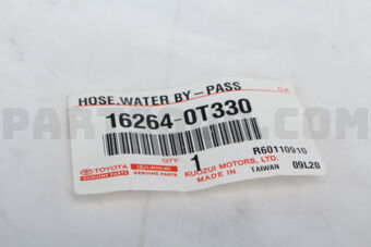 162640T330 HOSE, WATER BY-PASS