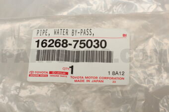 1626875030 PIPE, WATER BY-PASS, NO.1