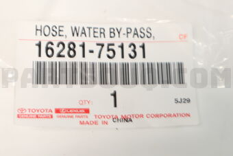 1628175131 Toyota HOSE  WATER BY-PASS