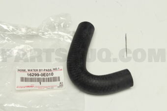 162990E010 HOSE, WATER BY-PASS