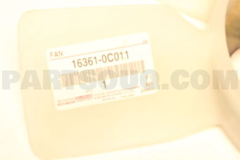 163610C011 Toyota FAN