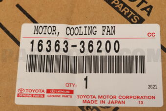 1636336200 MOTOR  COOLING FAN