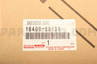 1640025130 Toyota RADIATOR ASSY