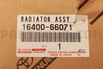 1640066071 RADIATOR ASSY