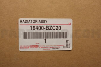 16400BZC20 Toyota RADIATOR ASSY