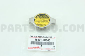 164010K040 CAP SUB-ASSY, RADIATOR