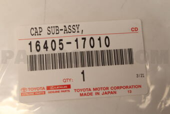 1640517010 Toyota CAP SUB-ASSY, RESERVE TANK