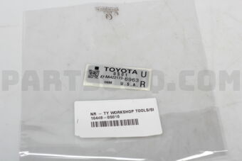 164480S010 PLATE, RADIATOR CAUTION