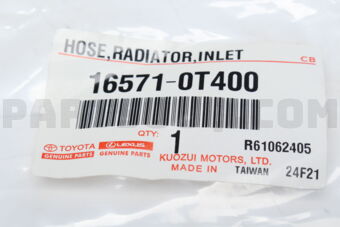 165710T400 HOSE  RADIATOR