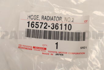 1657236110 HOSE, RADIATOR, NO.2