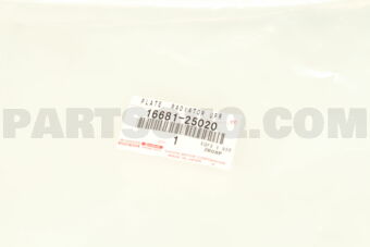 1668125020 PLATE  RADIATOR UPR
