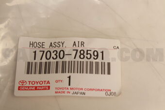 1703078591 Toyota HOSE ASSY  AIR