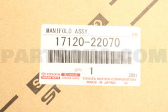 1712022070 MANIFOLD, INTAKE