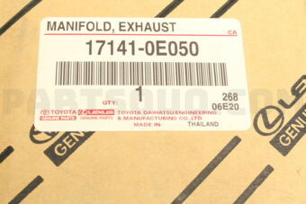 171410E050 MANIFOLD  EXHAUST