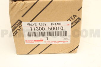 1730050010 Toyota VALVE ASSY, INTAKE AIR CONTROL
