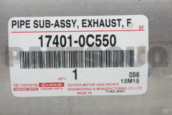 174010C550 PIPE SUB-ASSY