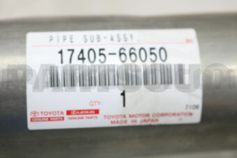 1740566050 PIPE ASSY, EXHAUST, TAIL