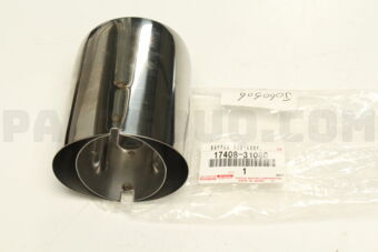 1740831080 BAFFLE SUB ASSY, EXHAUST TAIL PIPE