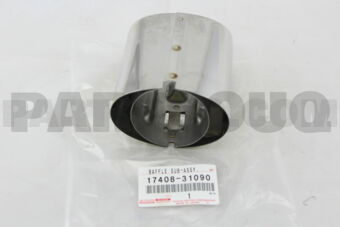 1740831090 BAFFLE SUB ASSY, EXHAUST TAIL PIPE