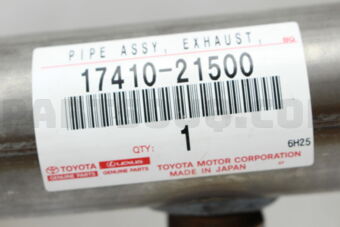 1741021500 PIPE ASSY, EXHAUST, FRONT