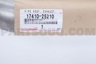 1741025210 PIPE ASSY  EXHAUST