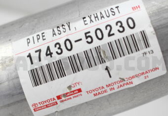 1743050230 PIPE ASSY, EXHAUST, TAIL