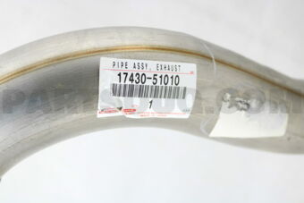 1743051010 PIPE ASSY, EXHAUST, TAIL