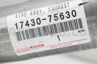 1743075630 PIPE ASSY, EXHAUST, TAIL